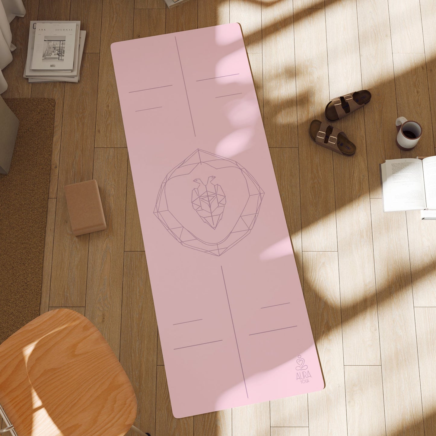 "Gentle Rose" Yoga Mat
