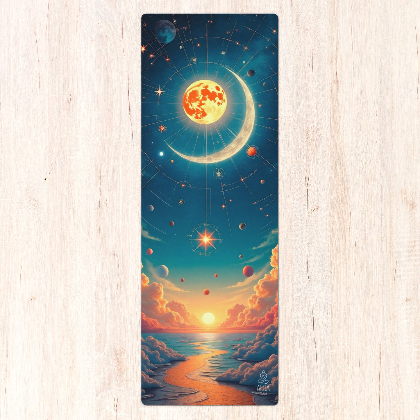 "Celestial flow" Yoga Mat