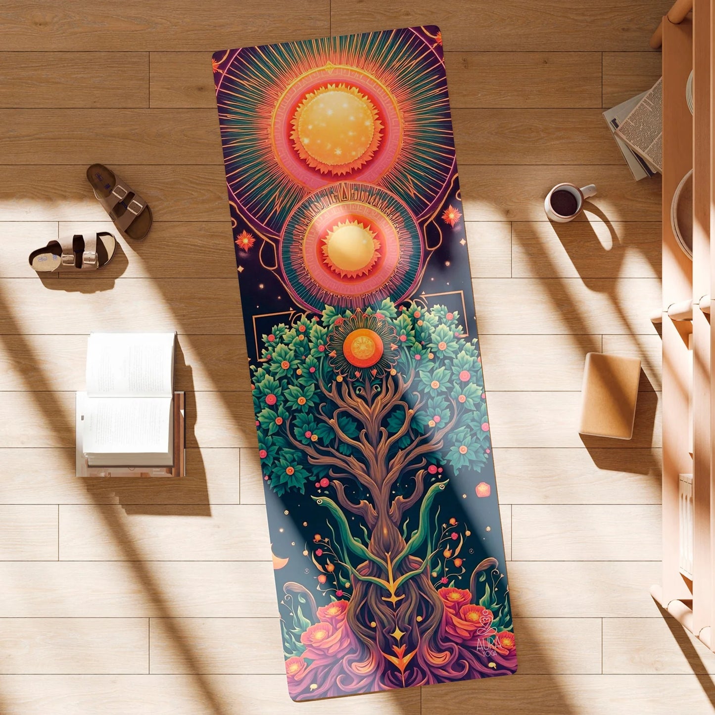 "Sacred Tree of Life" Yoga Mat