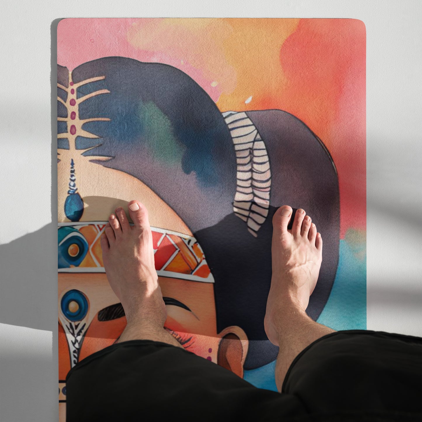 "Boho Goddess" Yoga Mat