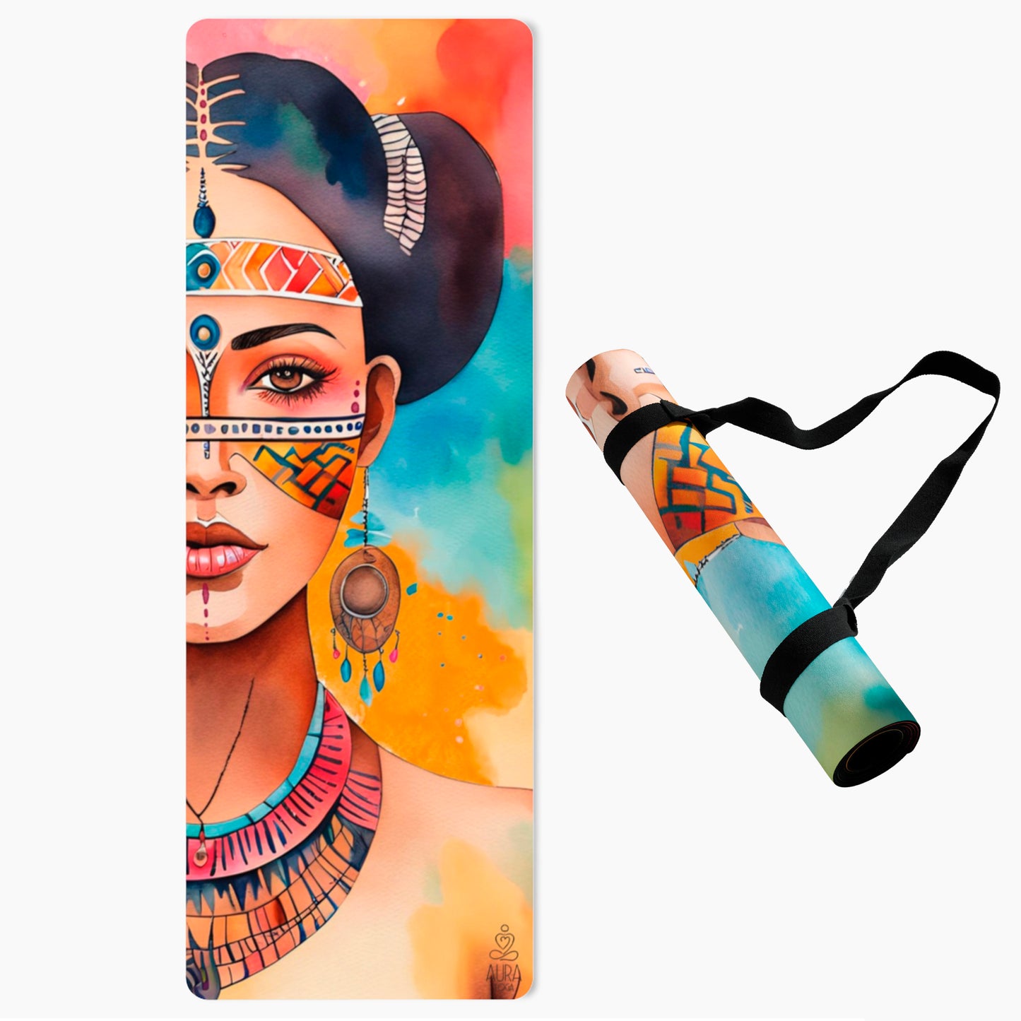 "Boho Goddess" Yoga Mat