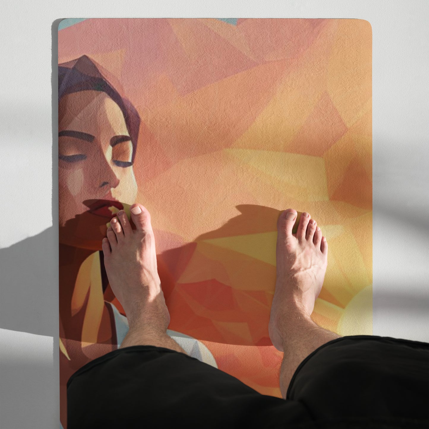 "Sunset meditation" Yoga Mat