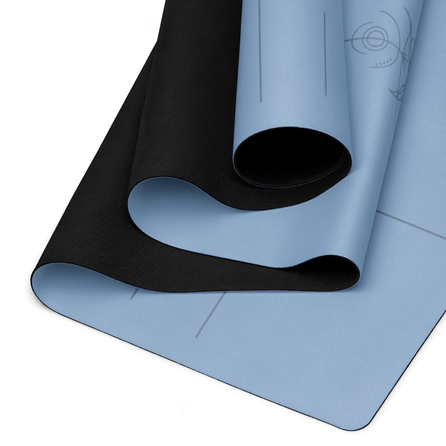 "Serene Blue" Yoga Mat