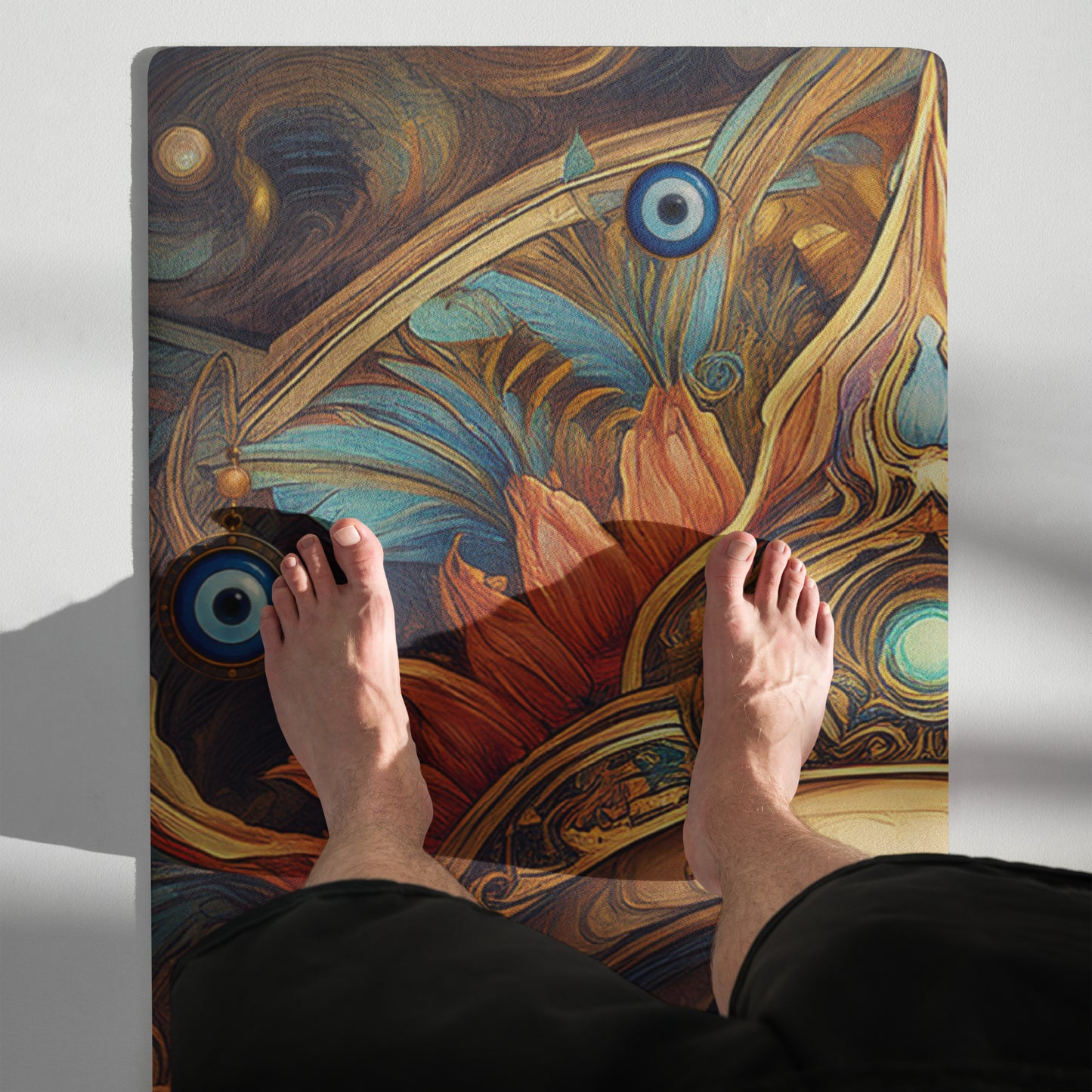 "Mystic Evil Eye" Yoga mat