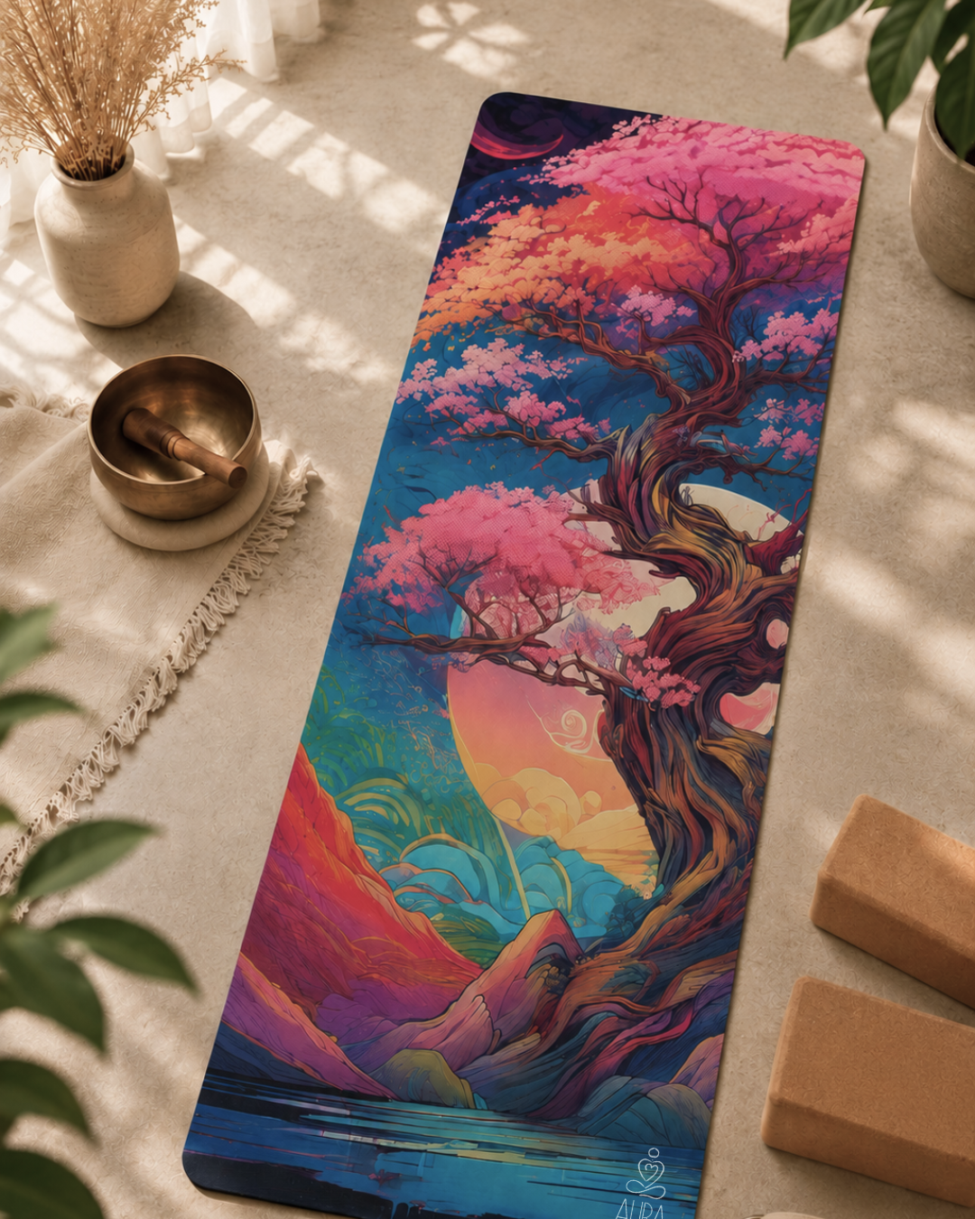"Sakura Tree" Yoga Mat